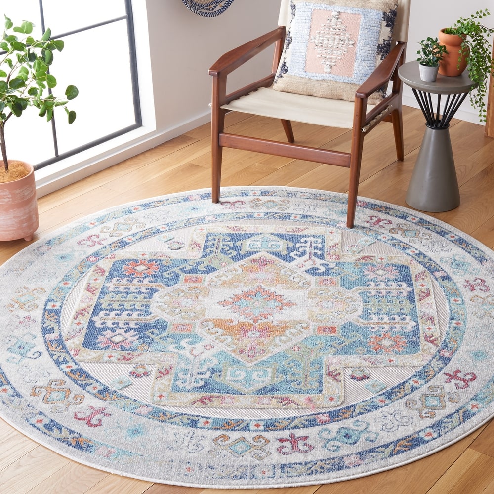 SAFAVIEH Cabana Gaudencia Indoor/ Outdoor Boho Medallion Rug