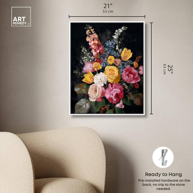 Garden Richness I Canvas by Art Remedy