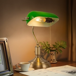 Copper E26 Single-Head Bedside Table Lamp, Stylish Corded