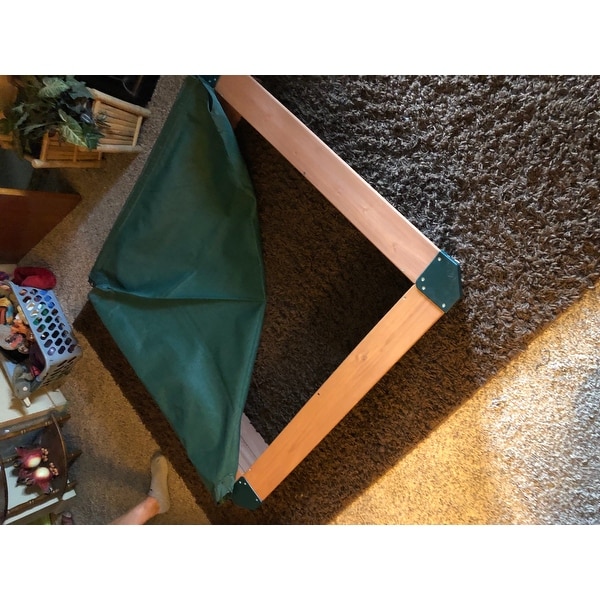 Gorilla playsets interlocking clearance sandbox with cover