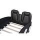preview thumbnail 11 of 17, Twin Size Race Car-Shaped Platform Bed with Wheels