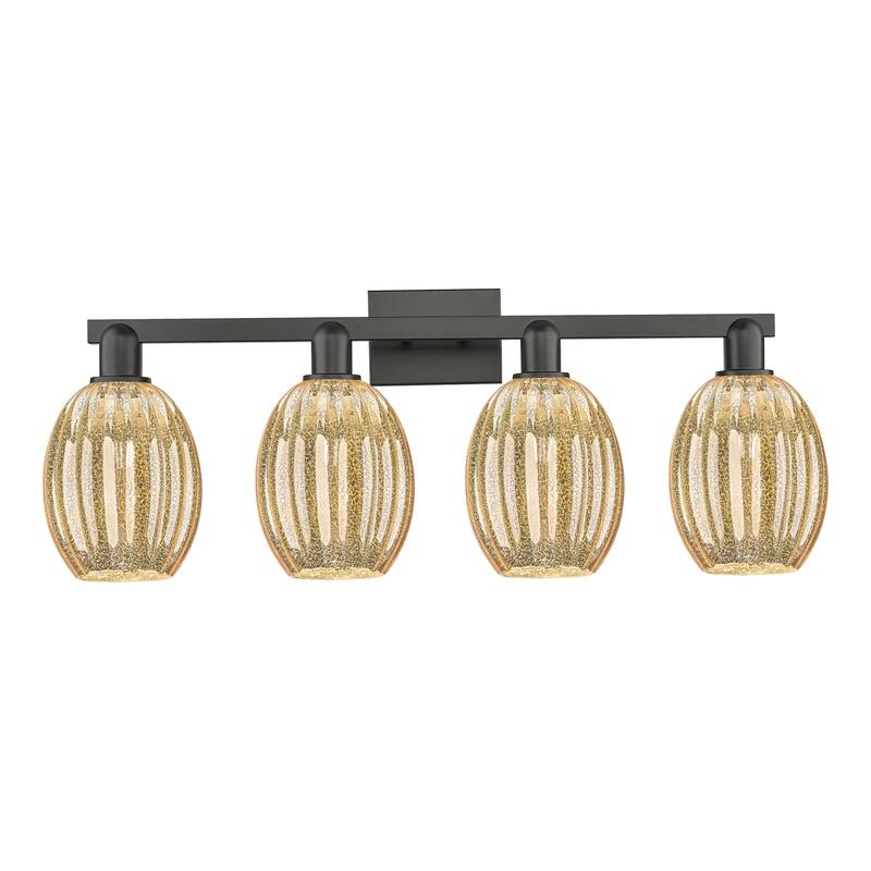 Innovations Lighting Downtown Urban - Preston - 4 Light 36" Bell Shade Bath Vanity Light