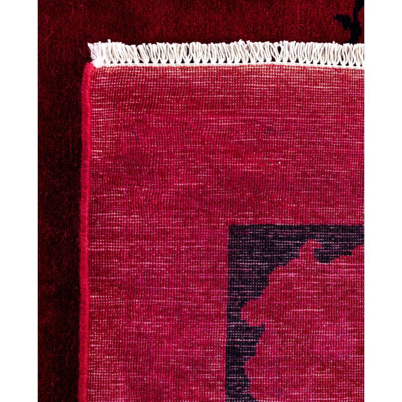 Overdyed One-of-a-Kind Hand-Knotted Area Rug - Pink - 8' 2" x 10' 4"