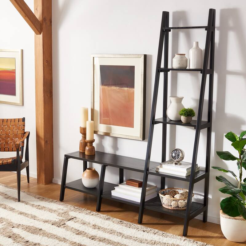 SAFAVIEH Rosalyn 7-Shelf Etagere Bookshelf - 17Wx56Dx72H