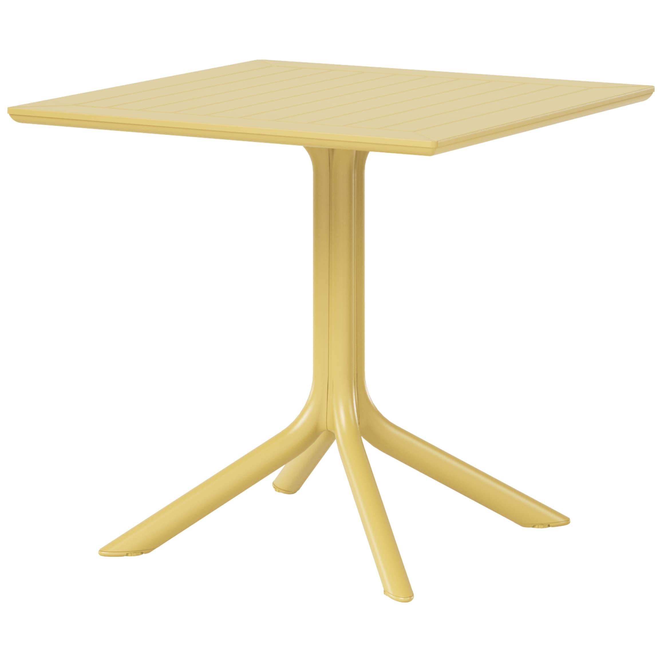 Frond and Form 31.5 Inch Outdoor Square Dining Table