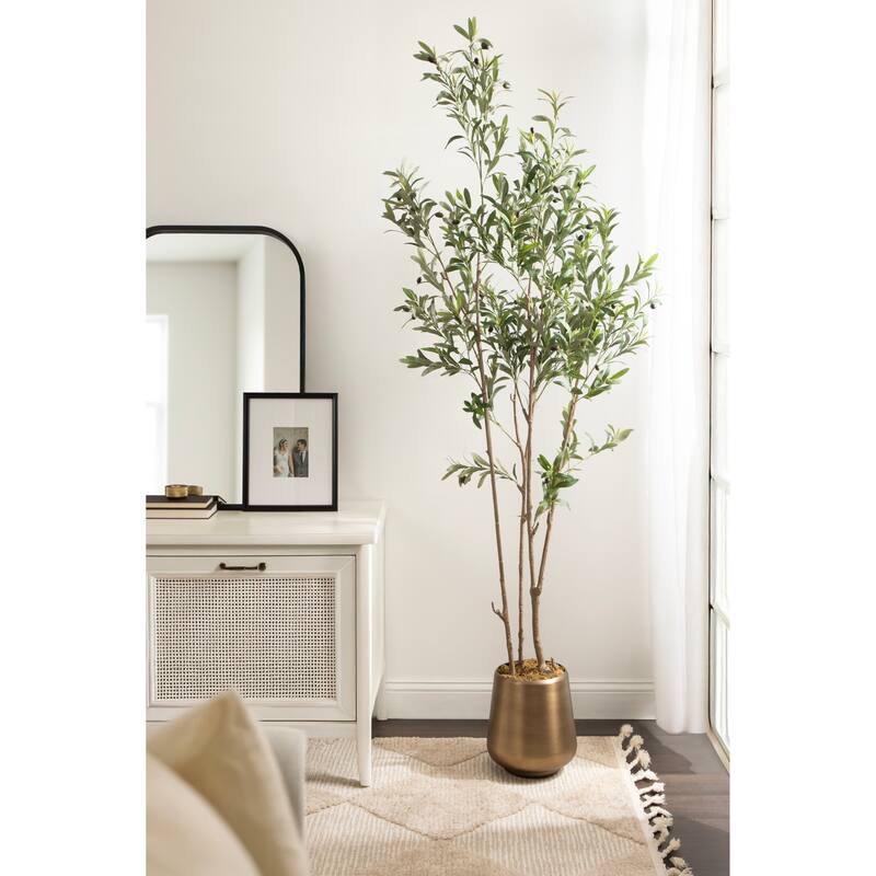 Kate and Laurel Oliveira Faux Olive Tree