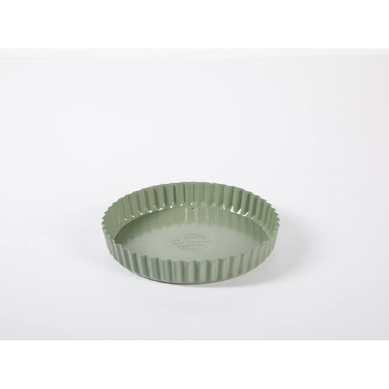 Sur La Table Kitchen Essential Carbon Steel Baking Pans Bakeware Set w/ Ceramic Non stick - Juniper Green Exterior