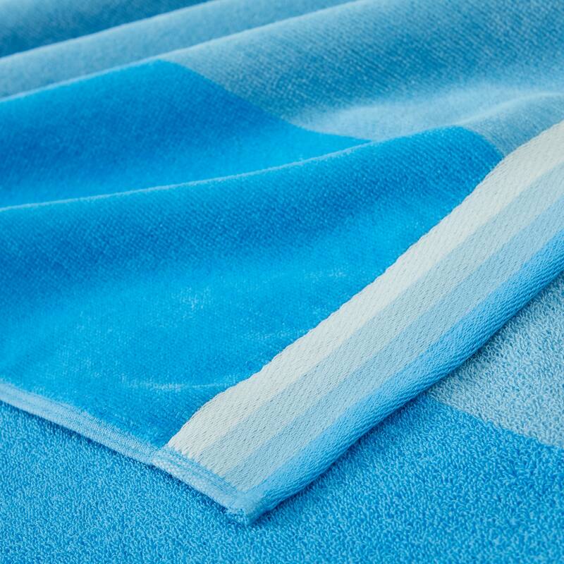 Luxurious Cotton Vibrant Colored Striped Beach Towel