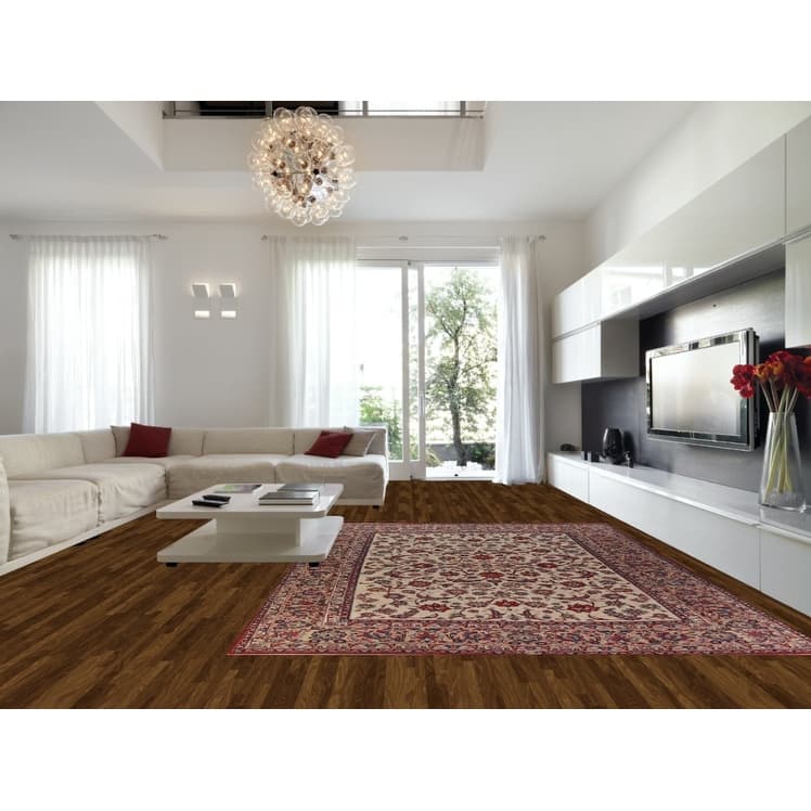 Hand Knotted Oriental 100% Wool Carpet Traditional All-Over Beige & Ivories Najafabad Area Rug - 13' 6'' X 9' 9''