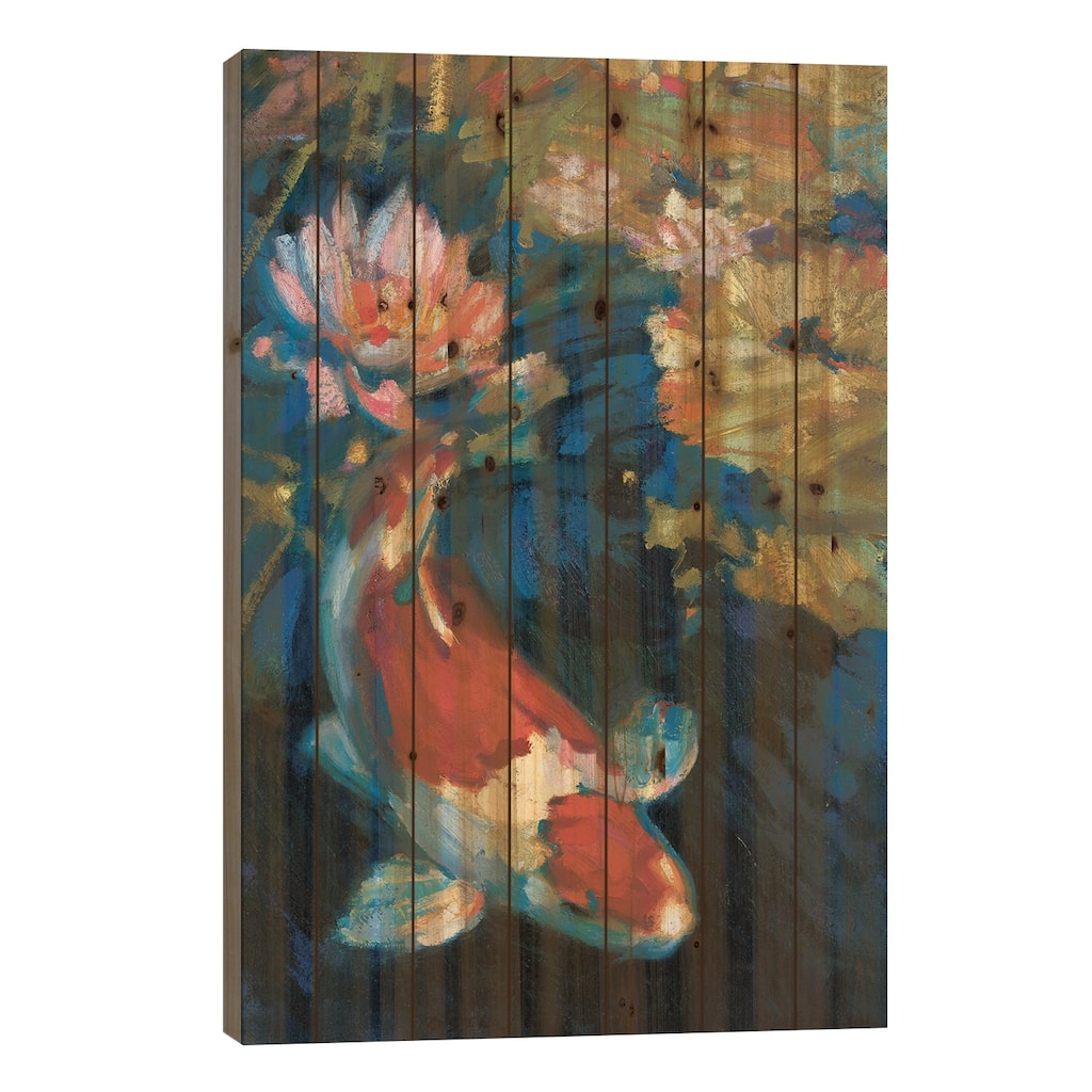 Asian Serenity I Print On Wood by Leif Ostlund - Multi-Color