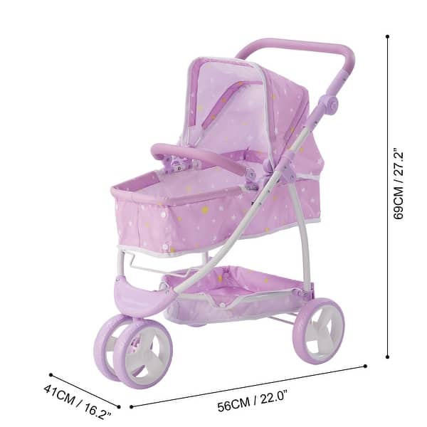 Olivia's Little World - Twinkle Stars Princess 2-in-1 Baby Doll Stroller -  Purple - Bed Bath & Beyond - 29008334