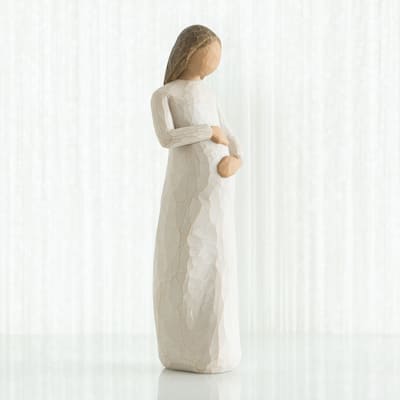 Willow Tree Cherish, Awaiting a Miracle, 8.5-Inch Sculpted Hand-Painted Figure