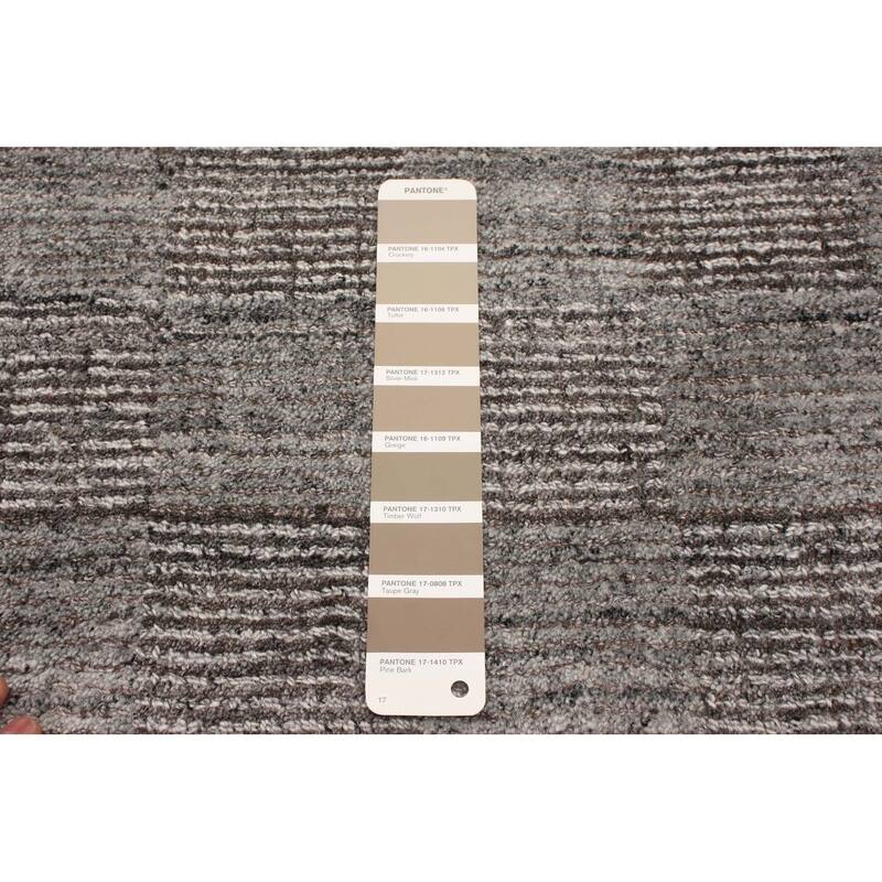 ECARPETGALLERY Hand Loomed Gabbeh Luribaft Taupe Rug - 5'0 x 8'0