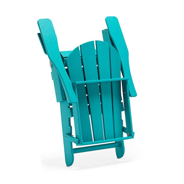 Laguna Outdoor Eco-Friendly Poly Folding Adirondack Chair (Set of 2)