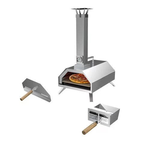 Stainless steel pizza oven