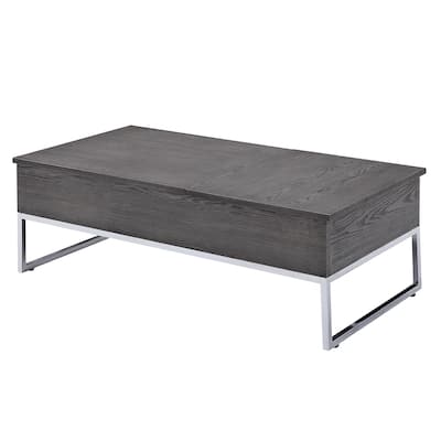Carbon Loft Jenji Grey/ Silver Wooden Coffee Table