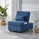Convertiab Linen Fabric Recliner Chair Bed for Living Room - Bed Bath ...