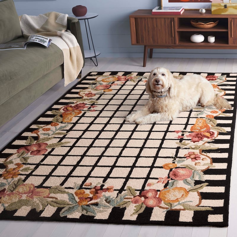 SAFAVIEH Handmade Chelsea Valeriea French Country Wool Rug