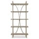 preview thumbnail 1 of 2, Uttermost 22902 Sway 42" Wide Metal and Wood Etagere Bookshelf Beige