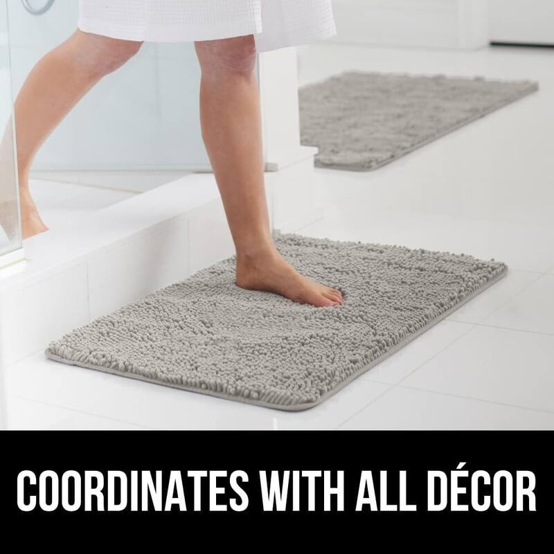 Thick Soft Absorbent Chenille, Rubber Backing