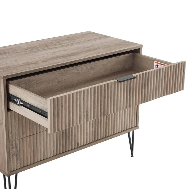 Manhattan Comfort 2-Piece Dumbo Modern Multi Drawer Dresser Set