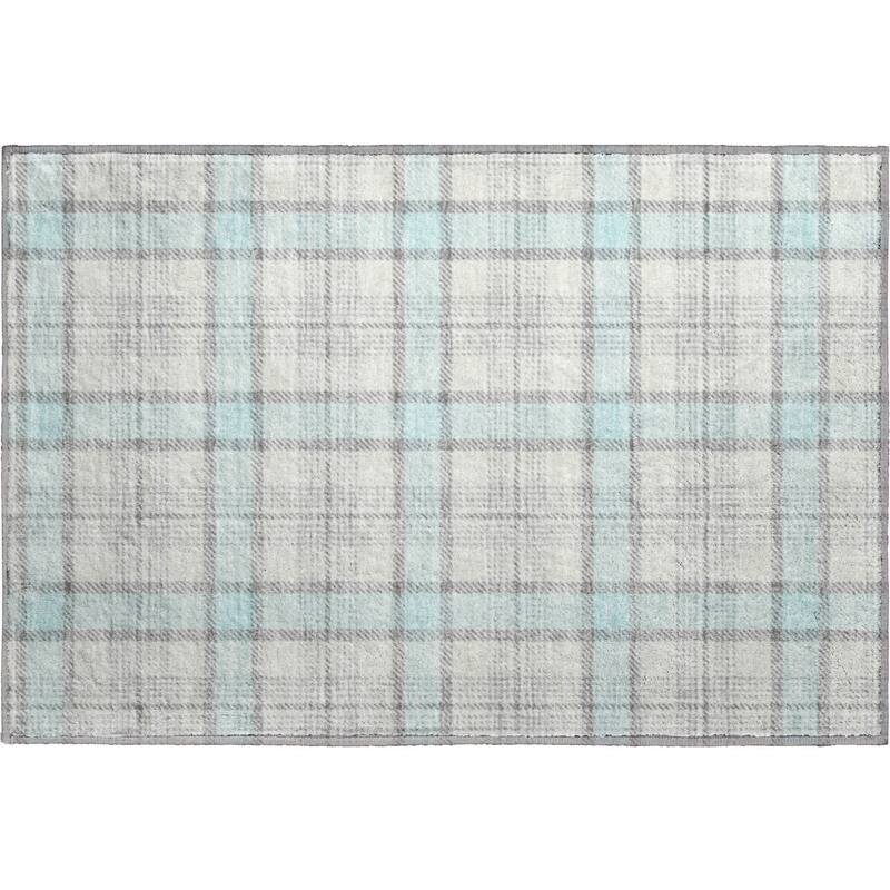 Premium Washable Super Soft Plaid Mayfield Rug