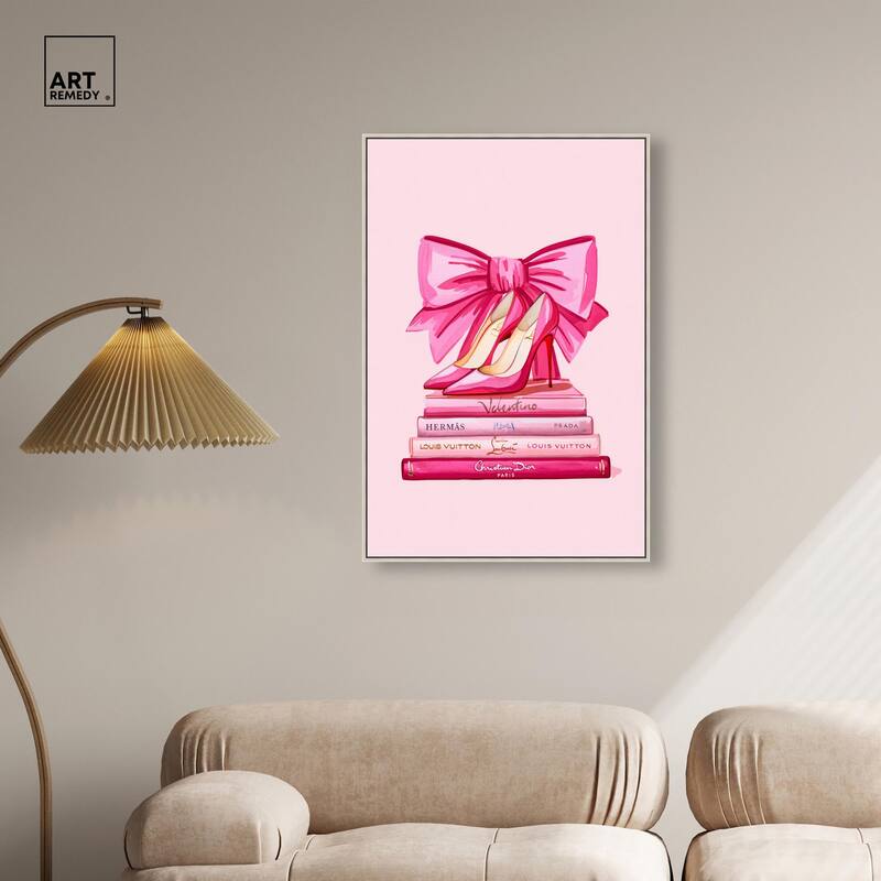 Roseate Runway Reads Canvas by Art Remedy