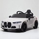preview thumbnail 1 of 12, BMW M4 12V Kids Ride-On Car with Parents Remote Control, Three Speeds, Bluetooth, MP3, LED Lights for Ages 3-8 White