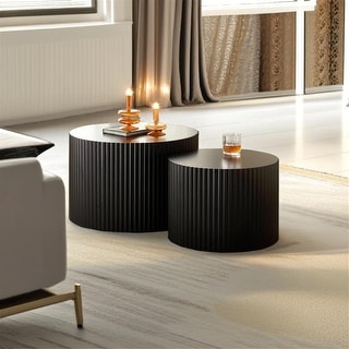 MDF Coffee Table Set of 2 - Bed Bath & Beyond - 40047140