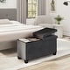 preview thumbnail 29 of 62, Nestl Storage 30-In Storage Ottoman Bench with Storage Bins for Bedroom - Folding Foot Rest Ottoman with Storage for Living Room