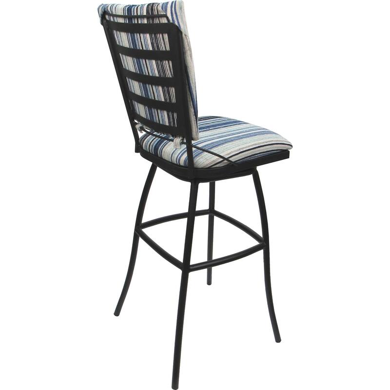 Set of 3 Outdoor Bar Stool Counter Extra Tall Jenna PB without Arms