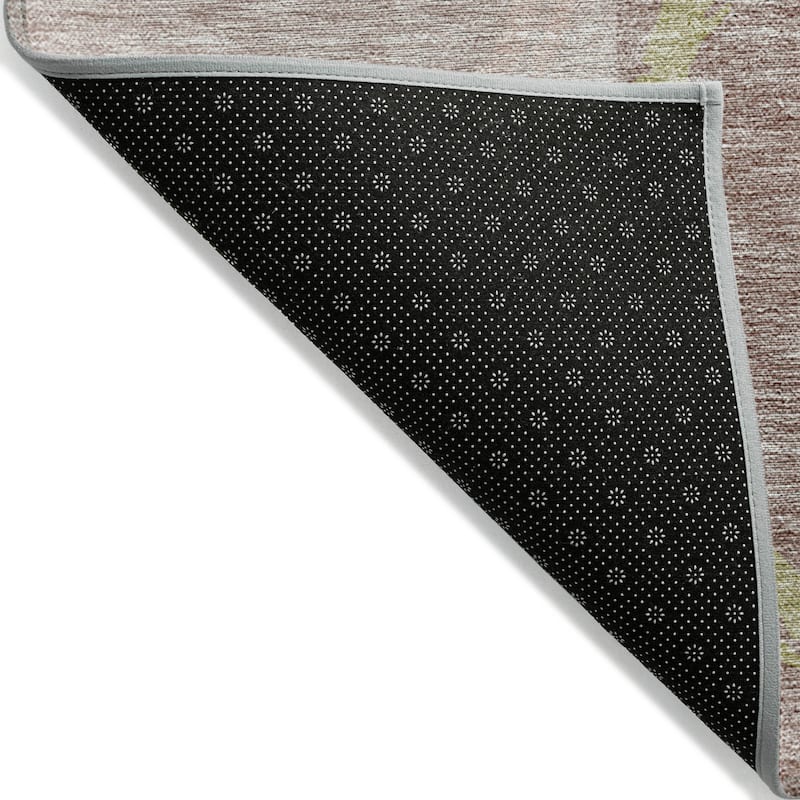 Machine Washable Indoor/ Outdoor Contemporary Chantille Rug