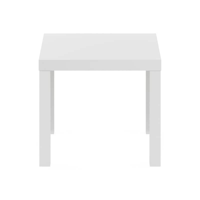 Furinno Classic Homey Square Side Table, Black