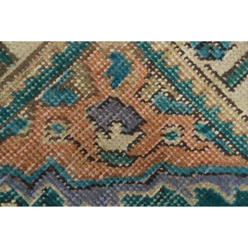 Hand Knotted Oriental 100% Wool Carpet Traditional Floral Purples Tabriz Area Rug - 6' 5'' X 4' 6''