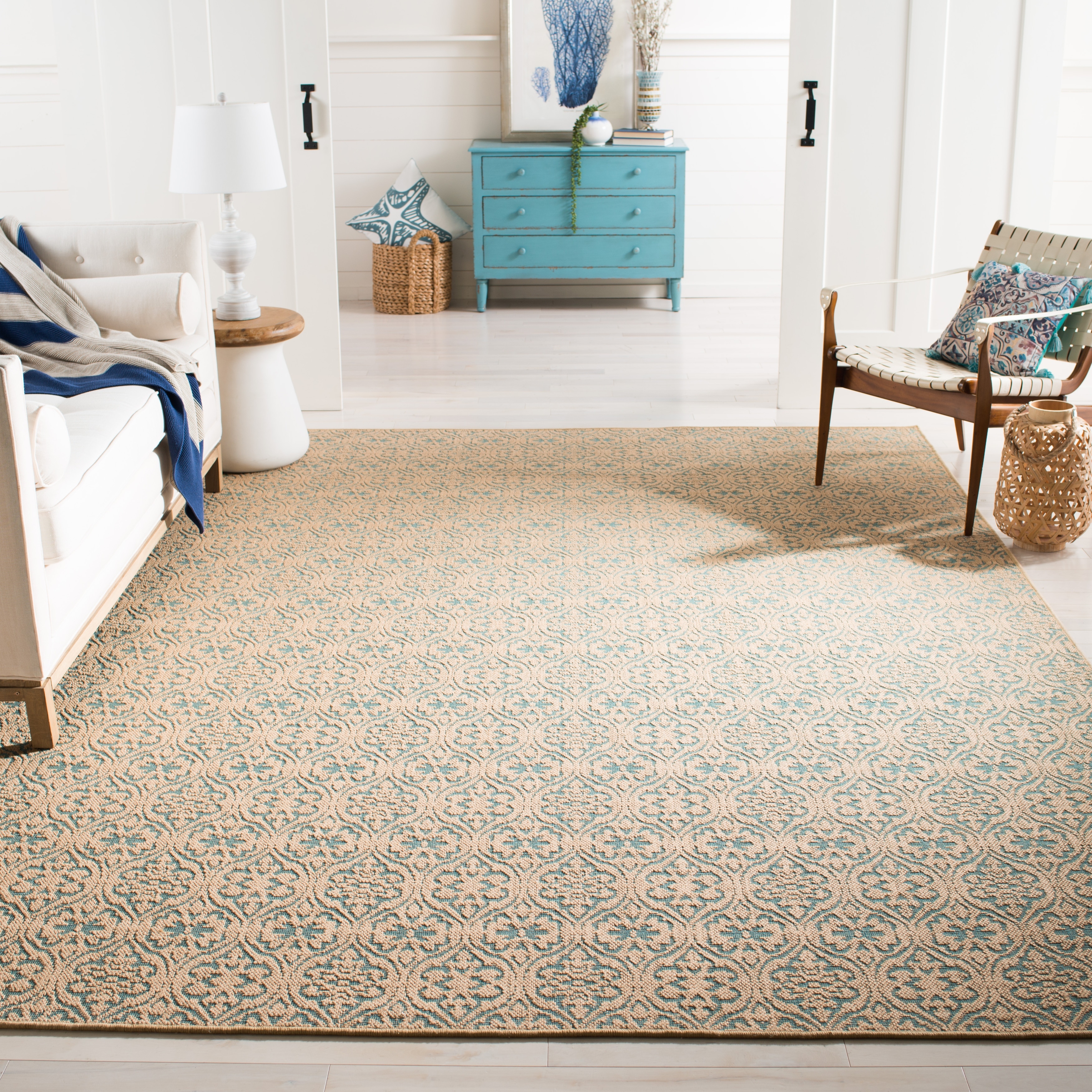 SAFAVIEH Handmade Palm Beach Kenna Modern Jute Rug