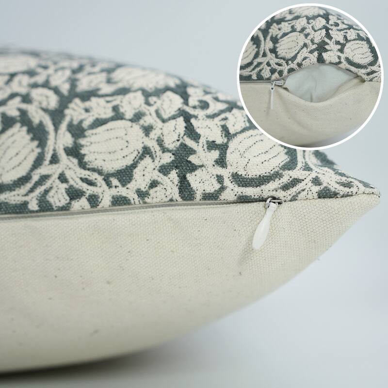 Fabdivine Floral Handcrafted Throw Home Décor Pillow Cover Or Cushion Case