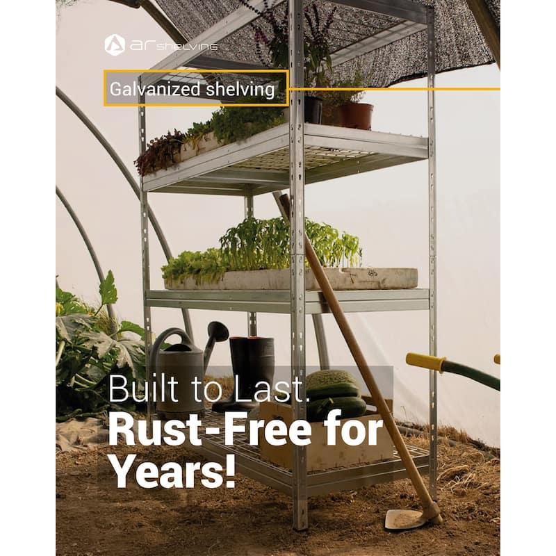 Rust resistant Big Heavy Duty NSF Certified Shelving Collection.