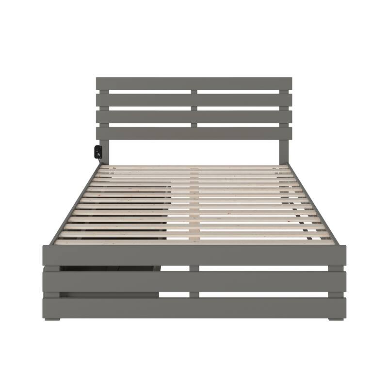 Oxford Bed with Footboard and USB Turbo Charger and 2 Storage Drawers