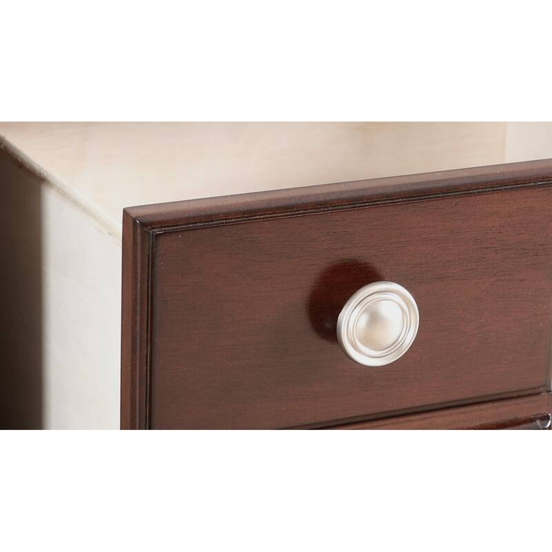 3-Drawer Wooden TV Media Chest - 44" - Brown