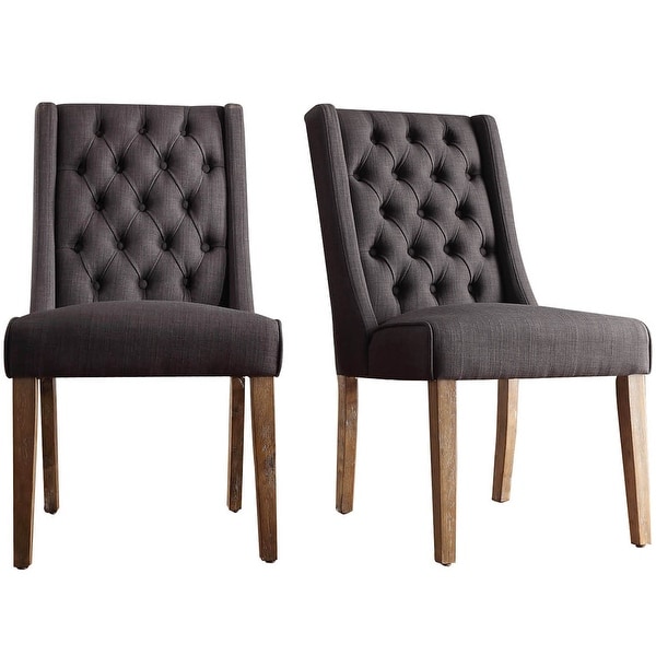 evelin tufted upholstered parsons dining chair