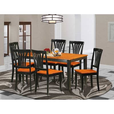 Mountain Lodge Dining Set - Table & Chairs - Kitchen Dinette Set for 6