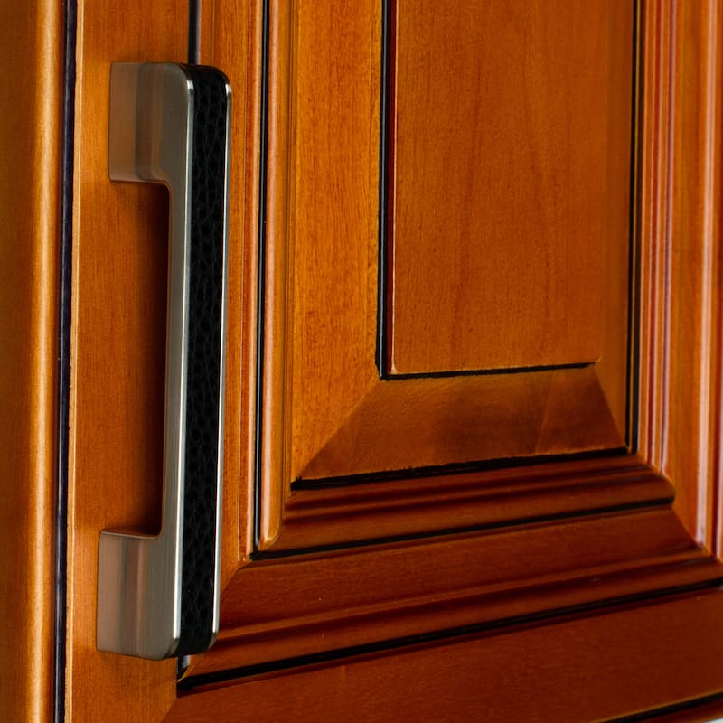 3-3/4 in. Center Embossed Leather Strip Pulls(Pack of 25)