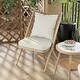 preview thumbnail 5 of 18, Furniture of America Delgado 3-Piece Patio Chair & Slate Top Table Set