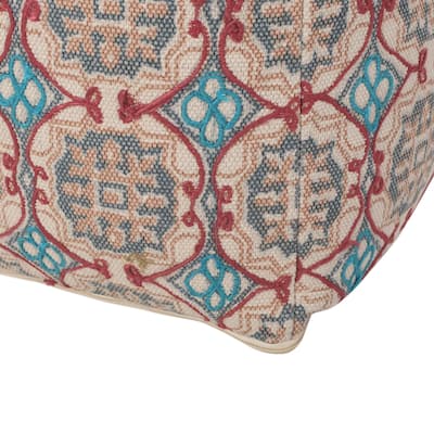 Barracuda Hcrafted Cotton Pouf,Comfortable choice, multiple functions, classic design, and cozy corners