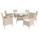 preview thumbnail 8 of 37, SAFAVIEH Outdoor Living Challe 7-Piece Patio Dining Set