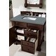 preview thumbnail 21 of 34, James Martin Vanities Brookfield 36" Single Vanity, Burnished Mahogany