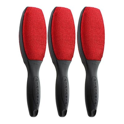 Double Sided Black Lint Remover Brush 3 Pack