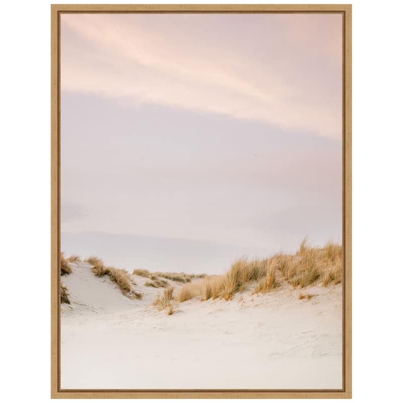 Ameland Dunes 3 by Raisa Zwart Framed Canvas Wall Art - Sylvie Maple
