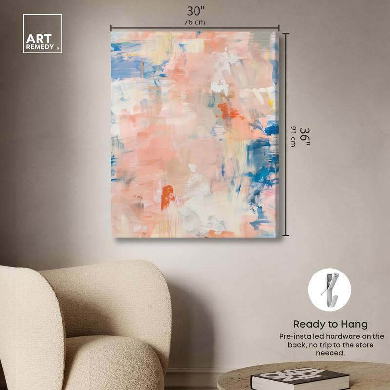 Kaleido Vortex II Canvas by Art Remedy, Gallery Wrapped
