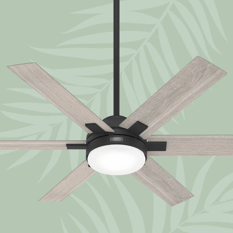 Hunter 52" Georgetown Windmill Ceiling Fan w/LED Light, Remote & Easy 1-2-3 Installation!